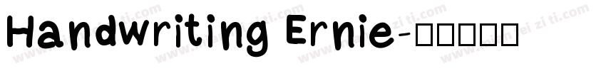 Handwriting Ernie字体转换
